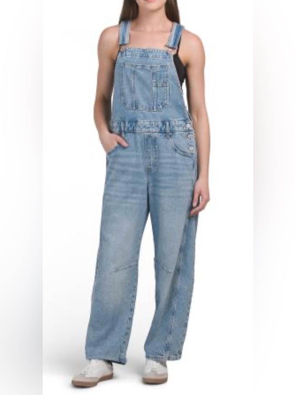 Lucky Brand Light Blue Denim Overalls Jumpsuit